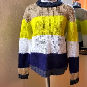 New Cloth By RD Striped Sweater Size Small